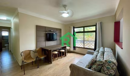 Apartamento Reformado Vista Mar, 2 Dormitórios, 2 Vagas, Tombo, Guarujá/SP