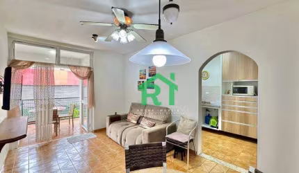 Apartamento reformado, 3 dormitórios (1 suíte), 1 vaga, Pitangueiras, Guarujá/SP.