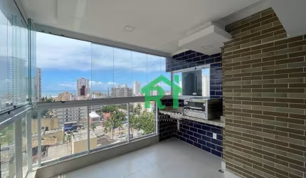 Apartamento Com Varanda Gourmet, 2 Dormitórios (1 Suíte), 2 Vagas, Lazer, Enseada, Guarujá/SP