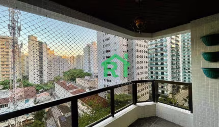 Apartamento com Sacada, 3 Dormitórios (1 Suíte), 2 Vagas, Pitangueiras, Guarujá/SP.