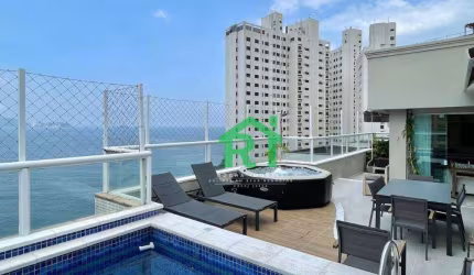 Cobertura com 3 dormitórios à venda, 160 m² por R$ 2.000.000,00 - Jardim Astúrias - Guarujá/SP