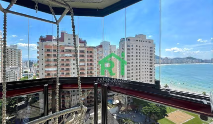 Apartamento com Varanda Gourmet, 4 Dormitórios (1 Suíte), 1 Vaga, Jardim Astúrias, Guarujá/SP