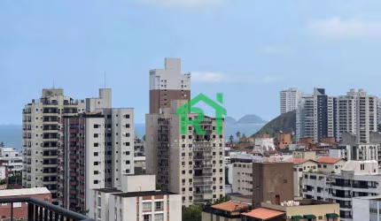 Apartamento vista ao mar 2 dormitórios à venda, 66 m² por R$ 350.000 - Praia da Enseada - Guarujá/SP