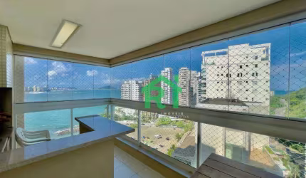 Apartamento Frente Mar, 3 Dormitórios (1 Suíte), 2 Vagas, Área de Lazer, Jardim Astúrias, Guarujá/SP