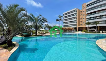Apartamento Beira Mar, 4 Dormitórios (4 Suítes), 4 Vagas, Área de Lazer, Enseada, Guarujá/SP