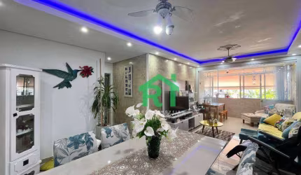 Apartamento Reformado, 3 Dormitórios (1 Suíte), 1 Vaga, Área de Lazer, Jardim Astúrias, Guarujá/SP
