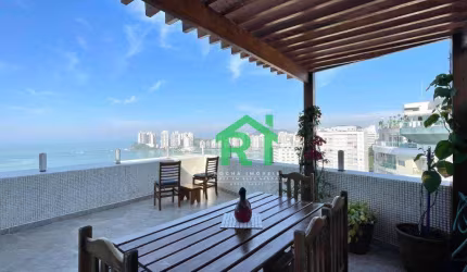 Cobertura com 4 dormitórios à venda, 238 m² por R$ 1.900.000,00 - Pitangueiras - Guarujá/SP