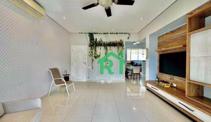 Apartamento reformado, vista mar, 3 dormitórios (1 suíte), 1 vaga, Pitangueiras, Guarujá/SP.