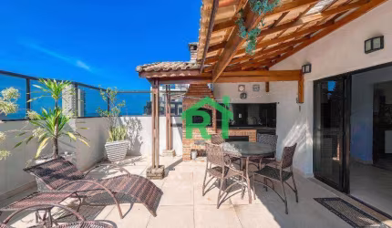Cobertura com 2 dormitórios à venda, 110 m² por R$ 650.000,00 - Enseada - Guarujá/SP