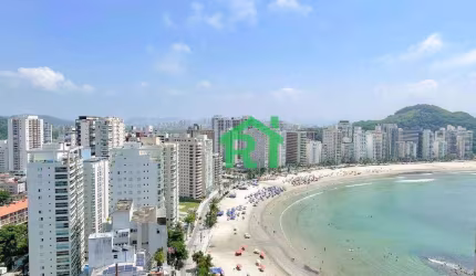 Apartamento Frente Mar, 3 Dormitórios (1 Suíte),2 Vagas, Área de Lazer, Jardim Astúrias, Guarujá/SP