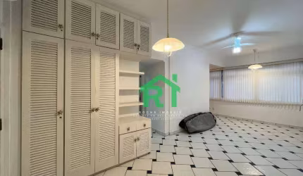 Apartamento beira-mar 1 dormitório à venda, 45m², 1 vaga R$350.000 - Pitangueiras - Guarujá/SP
