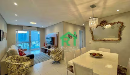 Apartamento Reformado, 3 Dormitórios (2 Suítes), 2 Vagas, Área de lazer, Jardim Astúrias, Guarujá/SP