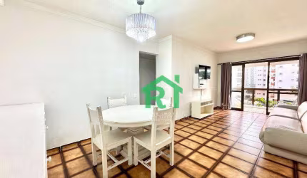Apartamento com 3 dormitórios, 2 vagas, 200 metros da praia  à venda, 100 m² por R$ 575.000 - Pitangueiras - Guarujá/SP
