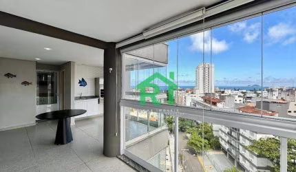 Apartamento beira mar 3 dormitórios à venda, 118 m² por R$ 865.500 - Praia da Enseada - Guarujá/SP