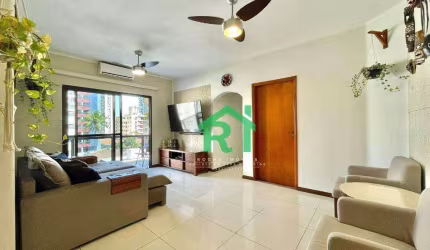 Apartamento Reformado, 2 Dormitórios, 1 Vaga, Área de Lazer, Tombo, Guarujá/SP