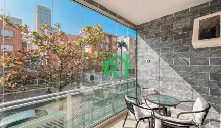 Apartamento Beira mar,3 Dormitórios,(3 Suítes), 1 Vaga, Enseada, Guarujá/SP