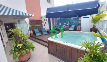 Cobertura reformada 4 quartos (suítes), lazer privativo. Venda, 208m² R$950.000 - Enseada - Guarujá/SP