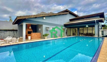 Casa com 5 dormitórios, 270 m² - venda por R$ 2.600.000,00 ou aluguel por R$ 16.000,00/mês - Acapulco - Guarujá/SP