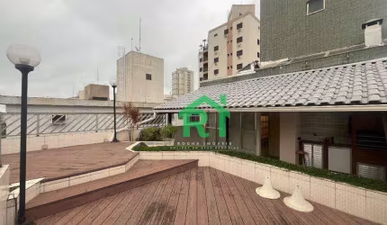 Cobertura 3 Quartos, Terraço Privativo com Churrasqueira. Venda, 132m² R$590.000 - Enseada - Guarujá/SP