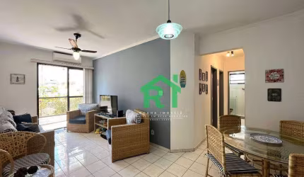 Apartamento com Sacada, 2 Dormitórios (1 Suíte), 1 Vaga, Jardim Astúrias, Guarujá/SP