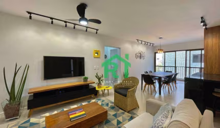 Apartamento Reformado, 2 Dormitórios (1 Suíte), 1 Vaga, Tombo, Guarujá/SP