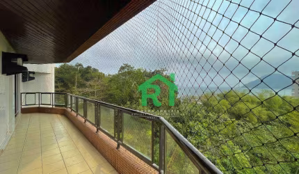 Apartamento Vista Mar, 3 Dormitórios (2 Suítes), 2 Vagas, Área de Lazer, Tombo, Guarujá/SP