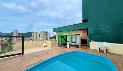Cobertura á venda na Praia das Astúrias | Rocha Imóveis Guarujá
