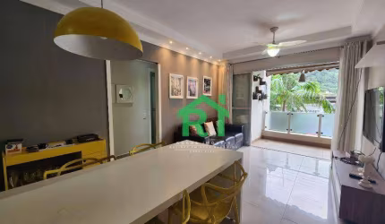 Apartamento Moderno, Reformado, 3 Dormitórios (1 Suíte), Varanda, Lazer, 1 Vaga de Garagem, Enseada, Guarujá/SP