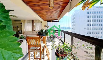 Apartamento vista mar, 3 dormitórios (3 suítes), 2 vagas, Pitangueiras, Guarujá/SP.