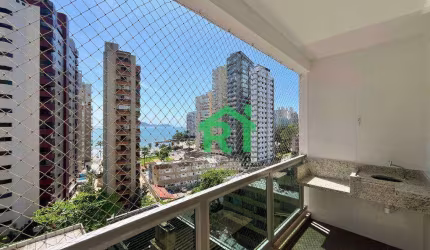 Apartamento com Vista Mar, Reformado, 3 Dormitórios, 1 Vaga, Jardim Astúrias, Guarujá/SP