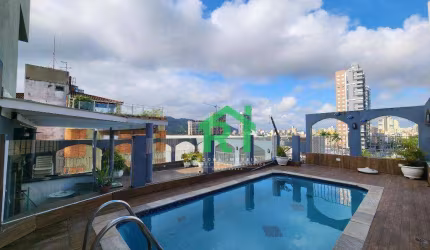 Cobertura com 3 dormitórios à venda, 250 m² por R$ 850.000 - Enseada - Guarujá/SP