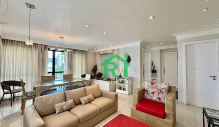 Apartamento com 4 dormitórios, 111 m² - venda por R$ 650.000,00 ou aluguel por R$ 5.500,00/mês - Pitangueiras - Guarujá/SP