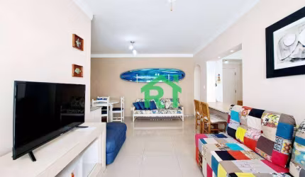 Apartamento à Beira Mar, 2 Dormitórios (1 Suíte), 1  Vaga, Praia da Enseada - Guarujá/SP