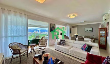 Apartamento moderno, 3 dormitórios (3 suítes), 2 vagas, lazer, Enseada, Guarujá/SP.
