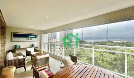 Apartamento com 3 dormitórios à venda, 158 m² por R$ 1.290.000 - Enseada - Guarujá/SP