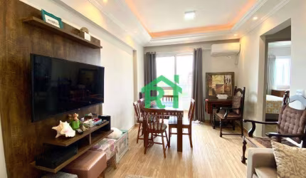 Apartamento com 2 dormitórios à venda, 65 m² por R$ 370.000,00 - Enseada - Guarujá/SP
