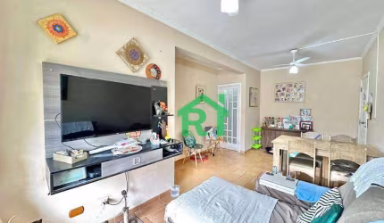 Apartamento com 3 dormitórios, 1 vaga, lazer, Enseada, Guarujá/SP.
