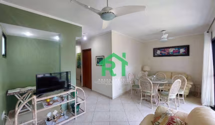 Apartamento com 3 dormitórios à venda, 90 m² por R$ 373.000 - Enseada - Guarujá/SP