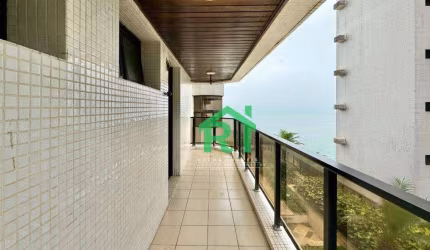 Apartamento Frente mar, 3 dormitórios,(2 suítes) 3 vagas, Lazer - Enseada - Guarujá/SP