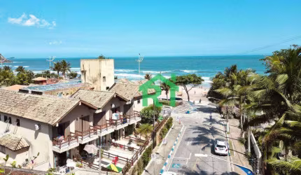 Apartamento à beira mar com 2 dormitórios, 1 vaga, área de lazer, Tombo, Guarujá/SP