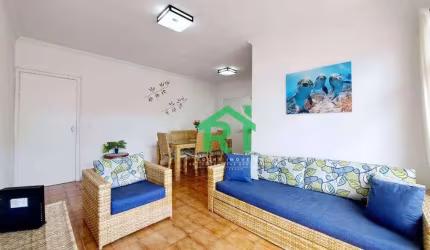 Apartamento à Beira Mar, 2 Dormitórios (1 Suíte), 1  Vaga, Praia da Enseada - Guarujá/SP
