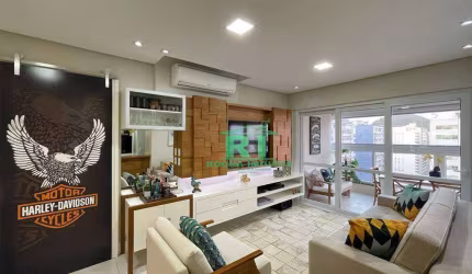 Apartamento, 100 m² - venda por R$ 1.250.000,00 ou aluguel por R$ 9.000,00/mês - Pitangueiras - Guarujá/SP