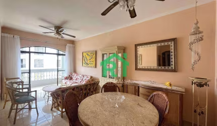 Apartamento com 3 dormitórios à venda, 100 m² por R$ 480.000 - Enseada - Guarujá/SP