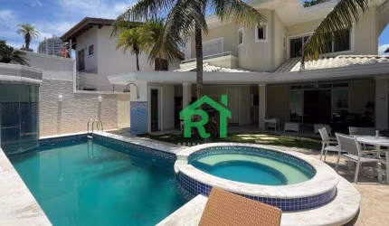 Casa Beira-Mar, Reformada, 5 Dormitórios (5 Suítes), 4 Vagas, Lazer, Enseada, Guarujá/SP