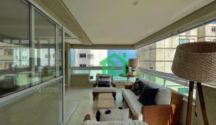 Apartamento Beira Mar, 3 Dormitórios (3 Suítes), 2 Vagas, Área de Lazer, Jardim Astúrias, Guarujá/SP
