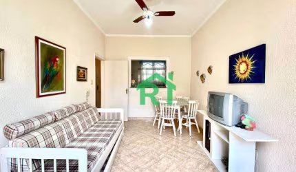 Apartamento Vista ao Mar, 1 dormitório, 1 Vaga de Garagem à venda, - Pitangueiras - Guarujá/SP