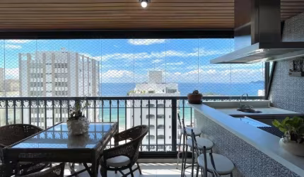 Apartamento à beira mar com 3 quartos à venda em Pitangueiras, Guarujá/SP