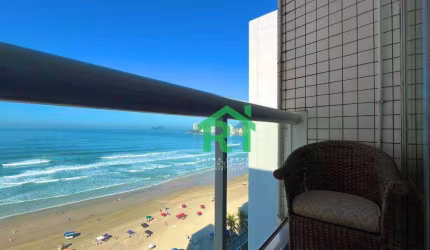 Apartamento frente Mar, 3 dormitórios, 2 Banheiros, 1 Vaga, Pitangueiras - Guarujá/SP