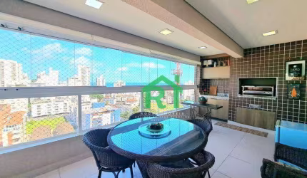Apartamento com 3 dormitórios à venda, 113 m² por R$ 1.100.000,00 - Jardim Astúrias - Guarujá/SP