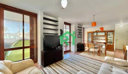 Apartamento beira mar, 2 dormitórios, 1 vaga, lazer, Enseada, Guarujá/SP.